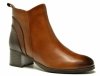 Botki 40 MARCO TOZZI skóra 25348 camel brąz skórzane niski obcas